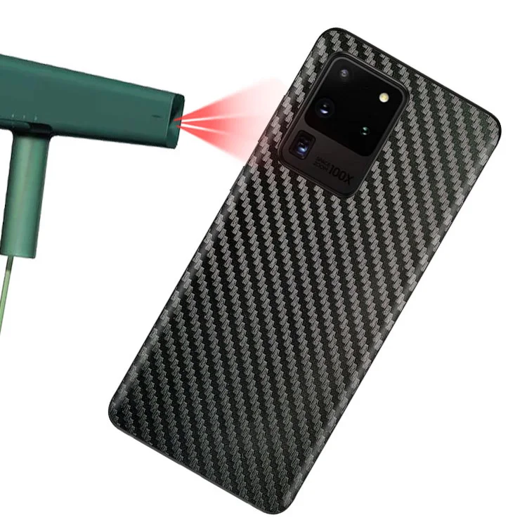 3D Carbon Fiber Skins Film Phone Wrap Back Paste Sticker For SAMSUNG S20 Note 10 Lite S10 A01 A11 A31 M11 M21 M31 M30S M40 M51
