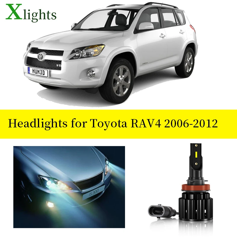 

Автомобильные светодиодные фары, лампа Canbus, лампа для Toyota Tundra 2006 2007 2008 2009 2010 2011 2012 ближний дальний свет аксессуары для автомобильных фарсветодиодная лампа лампы лампочки