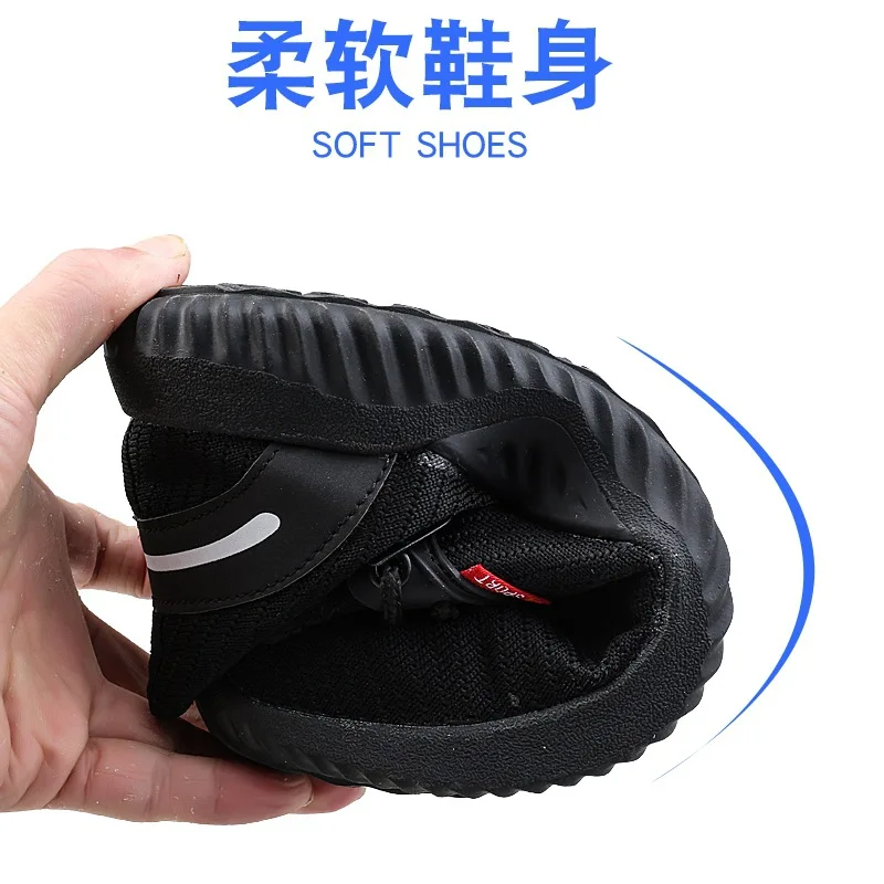 Work Safety Shoes Steel Toe Shoes For Men Safety Boots Men Steel Toe Protection Shoes Puncture Proof Steel Toe Security Shoe