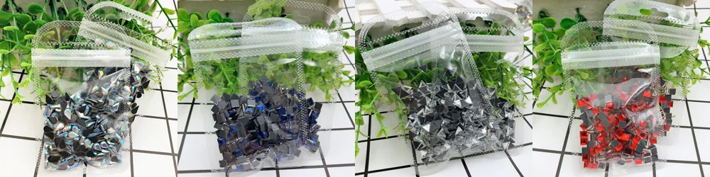 500/1000 Stück/Packung Näh-Strasssteine, klare Kristall-Rundglasperlen zum Aufnähen, Strass-Kristallsteine zur Dekoration von Kleidung – Detail 7