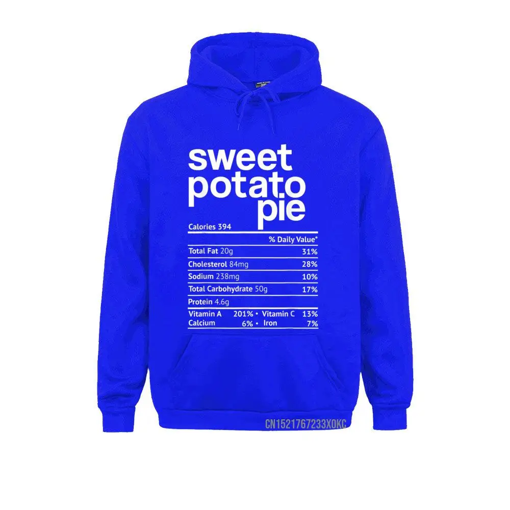 Sweet Potato Pie Nutrition Facts Thanksgiving Christmas Food Hoodie Funny Thanksgiving Day Women Hoodies Fashion Sweatshirts