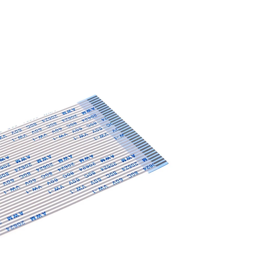 FPC 플랫 플렉시블 케이블 FFC 점퍼 피치, 1.25mm 간격, 34 핀 동일 접촉 측면 등방성, A 타입 100 200, 300mm 주석 도금, 5 개