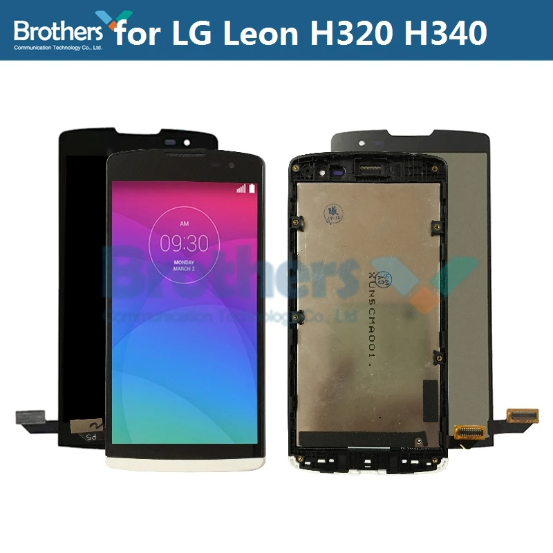 

Original LCD Screen for LG Leon H320 H340 LCD Display for LG H340N Touch Screen Digitizer LCD Assembly With Frame Phone Parts