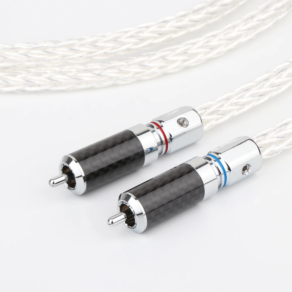 1 para OCC posrebrzany kabel Audio XLR Balance kabel RCA męski do XLR męskie złącze żeńskie kabel Audio kabel skręcający 8AG