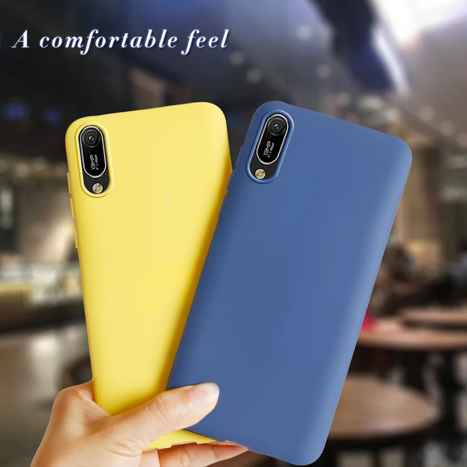 Candy Color Silicone Case For Huawei Y6 Pro 2019 Back Cover Phone Case For Huawei Y6 PRO 2019 Y6Pro 2019 Soft TPU Cover Funda