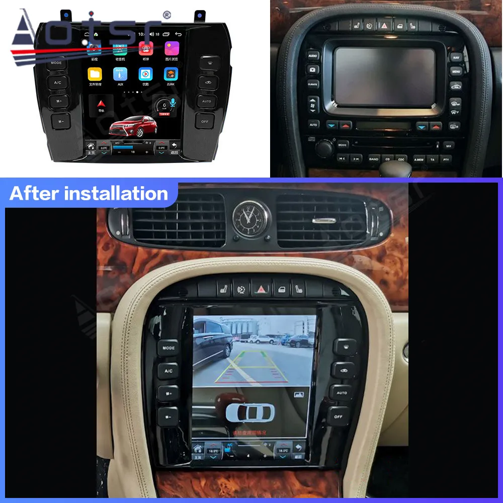 Android 11.0 For Jaguar XJ 2004-2008 Octa Core 6+128G Autoradio Car Multimedia Player GPS  Navigation System