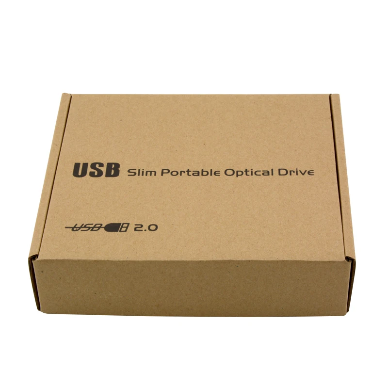 NIGUDEYANG Slim External USB 2.0 Enclosure Case Caddy Adapter for Laptop CD/DVD Optical Drive 12.7mm IDE Tray-load DVD ODD