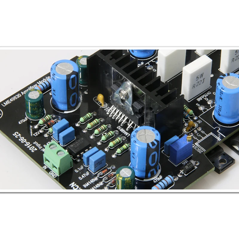 LME49830+IRFP240/IRFP9240 300W ClassAB Mono FET Power Amplifier Board