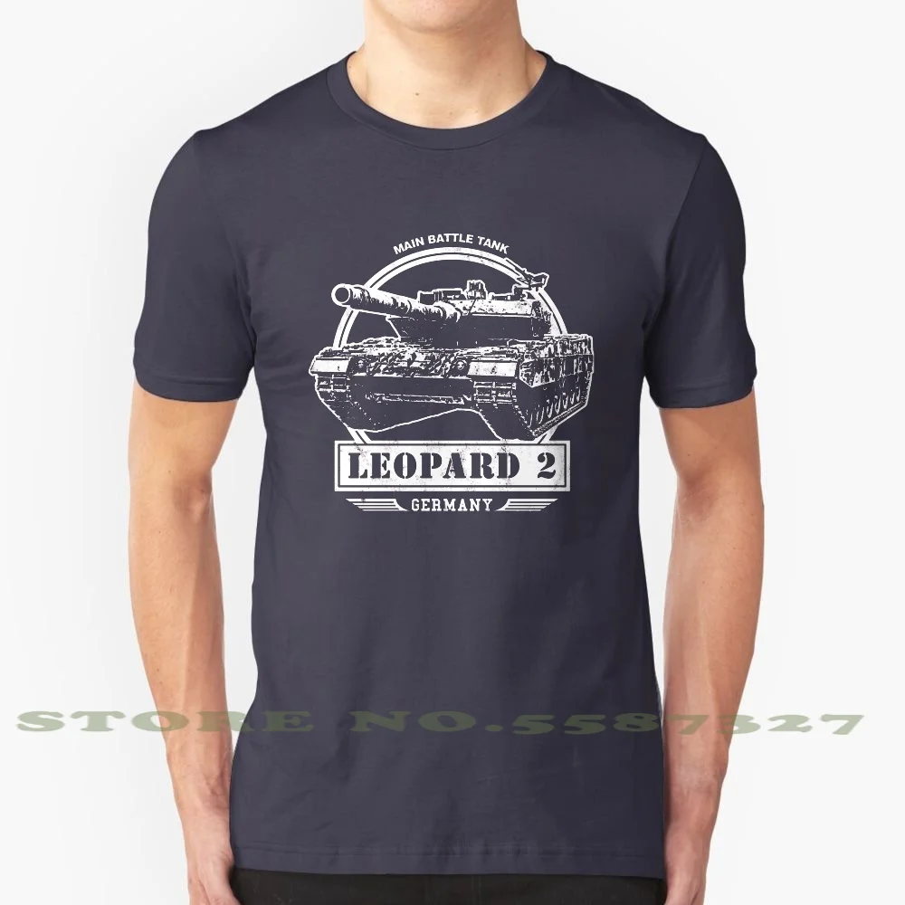 Leopard 2 Tank 100% Cotton T-Shirt Leopard 2 Tank Tanks Germany Military Vehicle Army Armed Forces Tankers Battle Soldiers