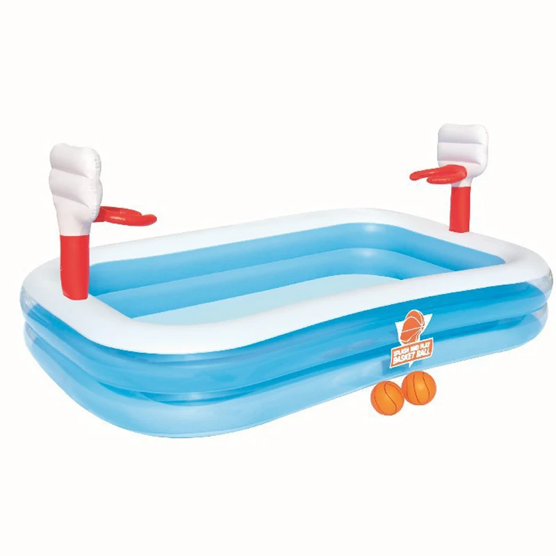 High Quality Genuine 54122 High-quality Portable PVC Basketball Entertainment Inflatable Swimming Pool Baby Outdoor Bath Pool