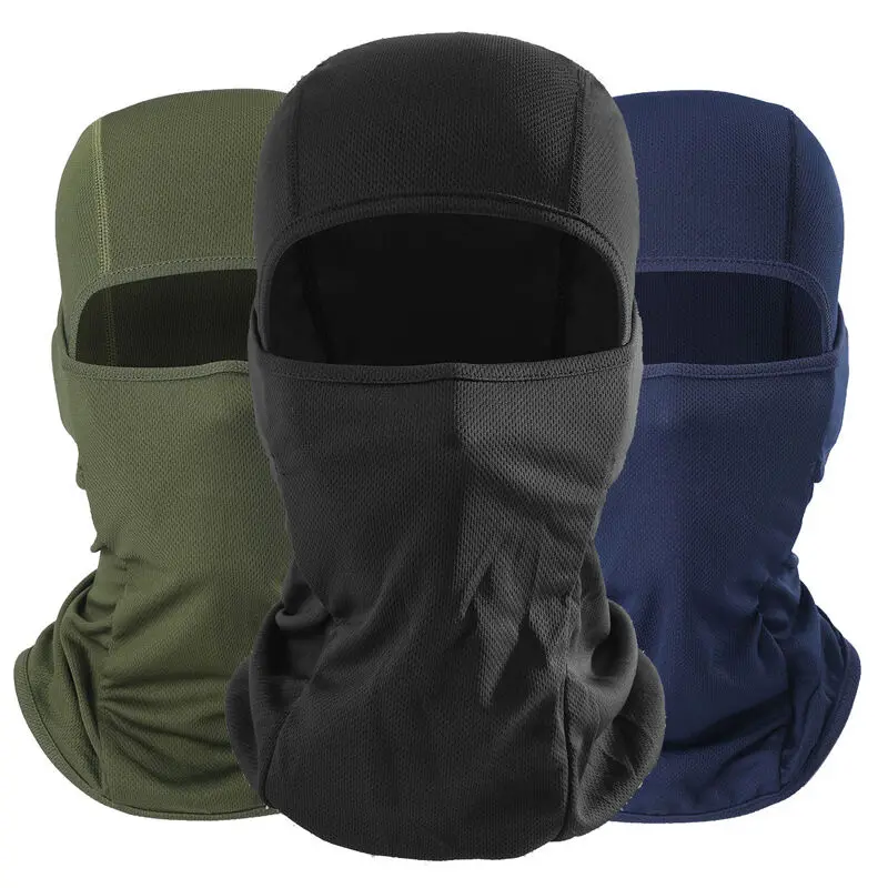 Hot Protection Breathable Protective Face Mask Cool Soft Outdoor Motorcycle Bicycle Full Face Mask Balaclava Ski Neck Beanies