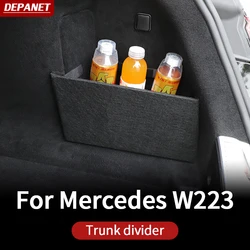 The trunk partition for Mercedes w223 trunk partition S series class 2021 ~2025 covers S400 S450 S550 amg supplies accessories