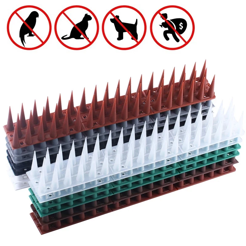 6/12pcs Safe Eco-friendly Plastic Spikes Anti Bird Anti Pigeon Spike for Get Rid of Pigeons and Scare Birds Pest Control