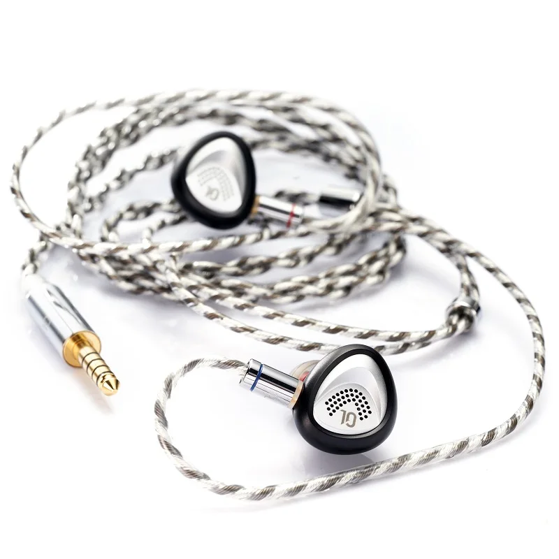 New GOLDPLANAR High Sensitivity Fever In-Ear Flat Diaphragm Headphones GL12 Flat Earphones