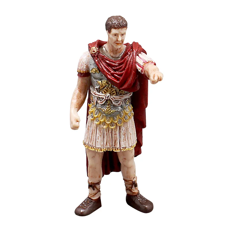 Medieval Rome Knight Miniature Spartan Warriors Crusader Cavalry Guard Soldier Pirate Action Figure Ornaments Figurine Model Toy