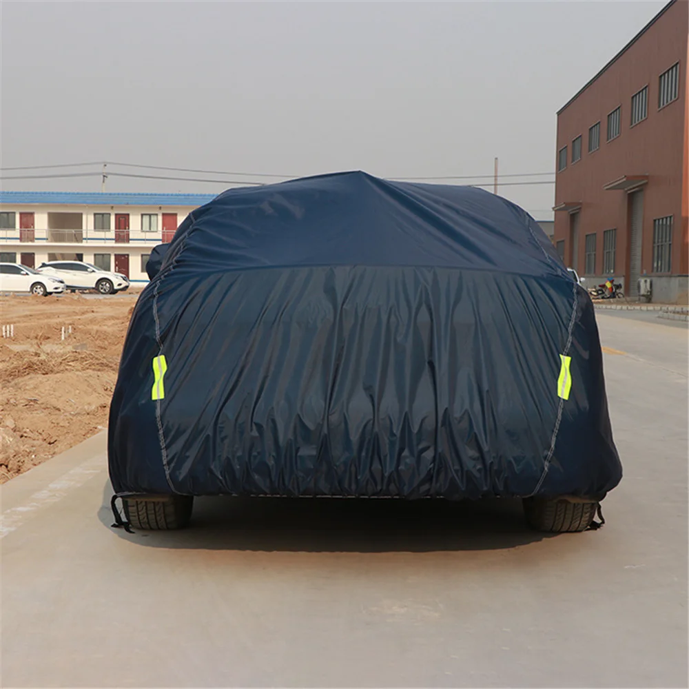 210T Polyester Dark Blue Full Car Covers Outdoor Snow Ice Dust Sun UV Shade Cover for Subaru impreza wrx XZ BRZ