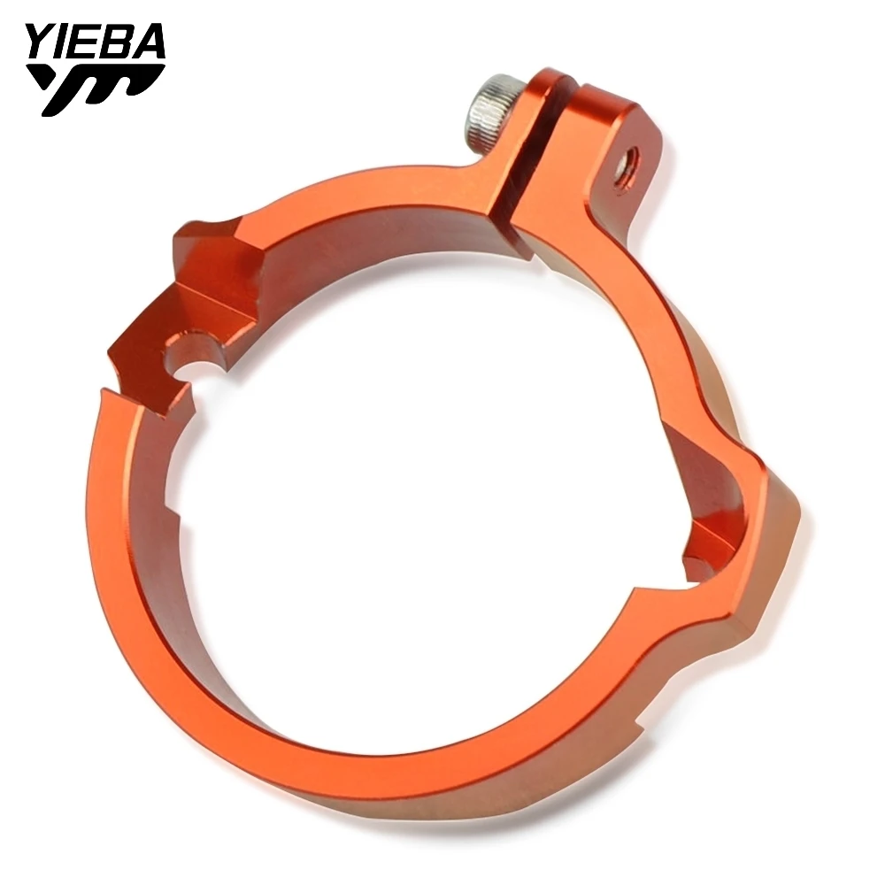 Aluminum Motor Exhaust Flange Guard Tip Muffler Pipe Clamp For 300 SX XC XCW 2020 250 TPI 2017 2018 2019 2020 Husqvarna TE300