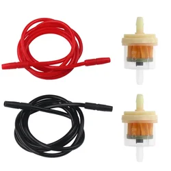 2pcs Plastic 5mm Small Ends Pipe +2pcs filter For Vacuum Massage Therapy Machine Lifting Breast Massager Cups Hose Accessory