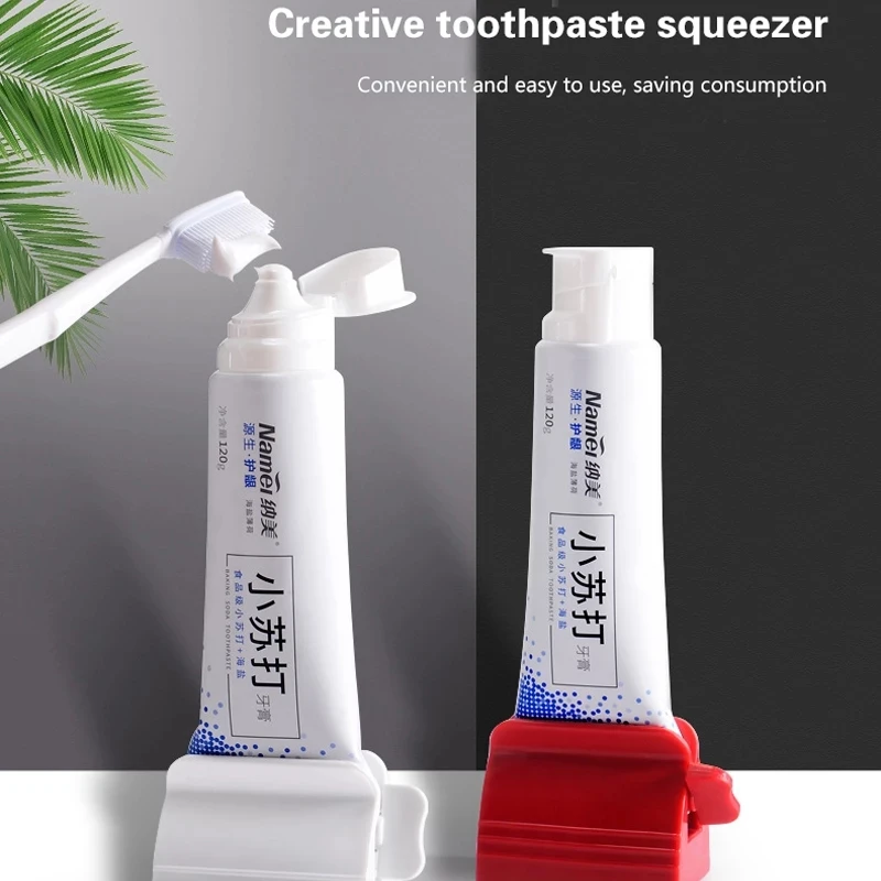 Bathroom Accessories Toothpaste Squeezer Tooth Paste Dispenser Tube Squeezer Toothpaste Holder Facial Cleanser Rolling Holder