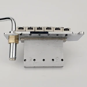 Wilkinson Wodl1 Licensed 6 Strings Double Electric Guitar Block System Tremolo Bridge 42mm R2 SILVER CHROM 8 Main Sales Bridge Guitar Wilkinson - №5