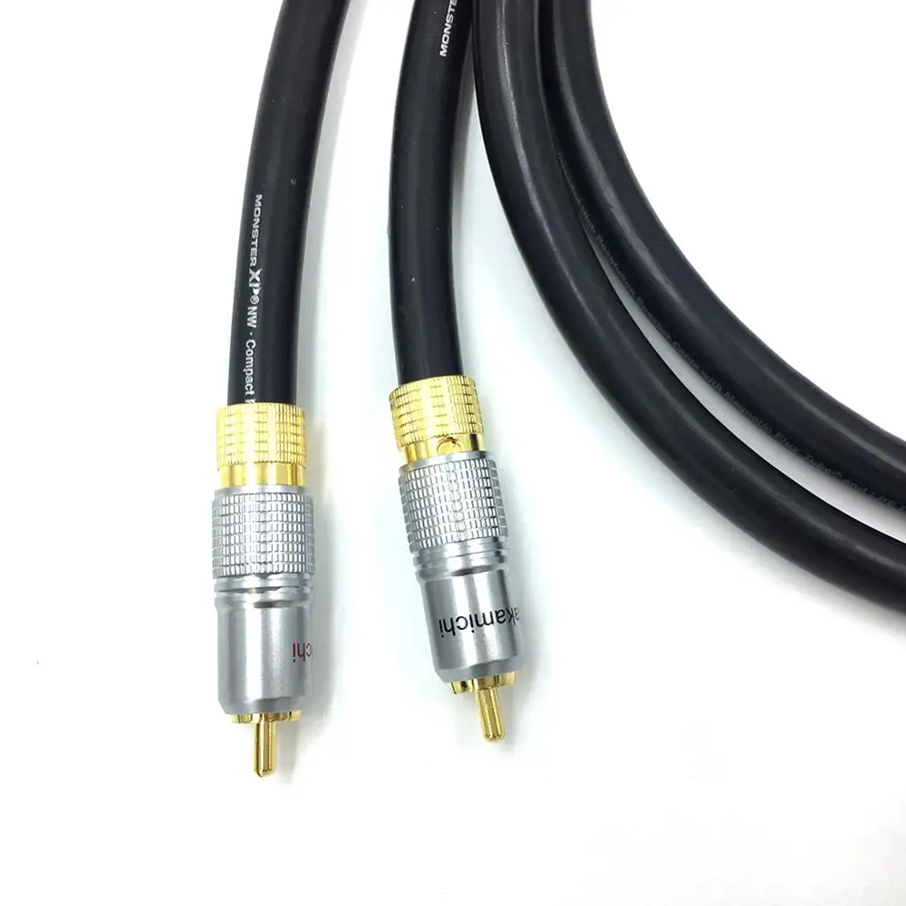 Пара Thouliess HIFI позолоченный кабель 2RCA Высококачественный аудиокабель HIFI двойной сигнальный кабель RCA Rca для MONSTER XP