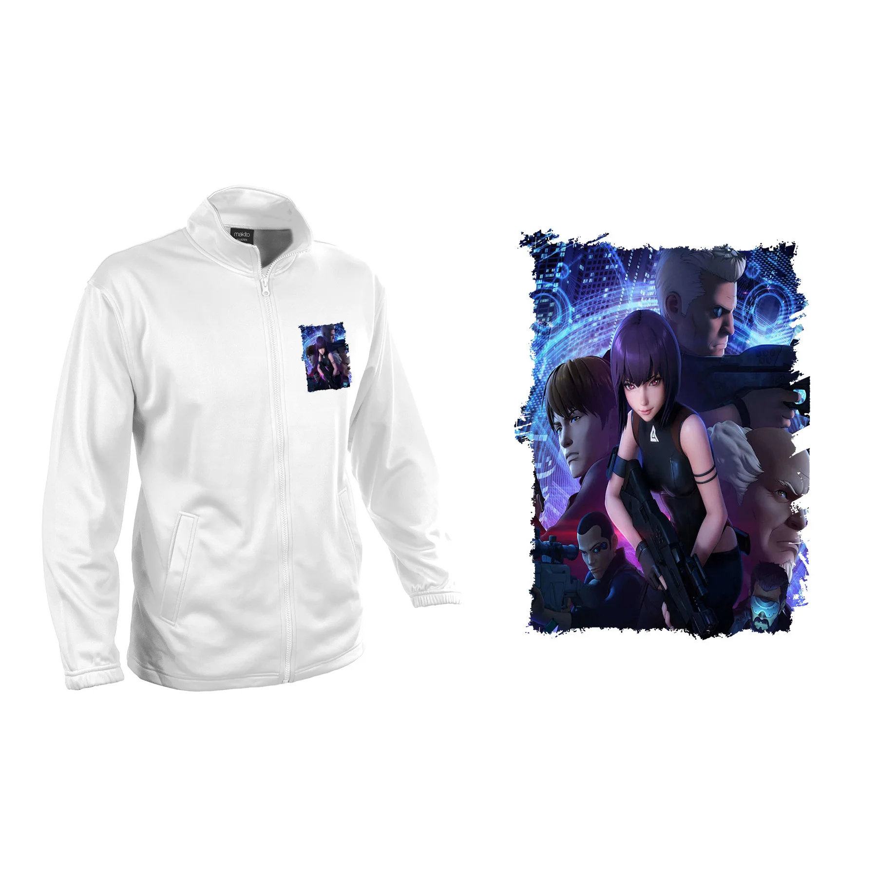 Jacket TECNICA 1 DRAWING GHOST IN THE SHELL MOVIE jacket