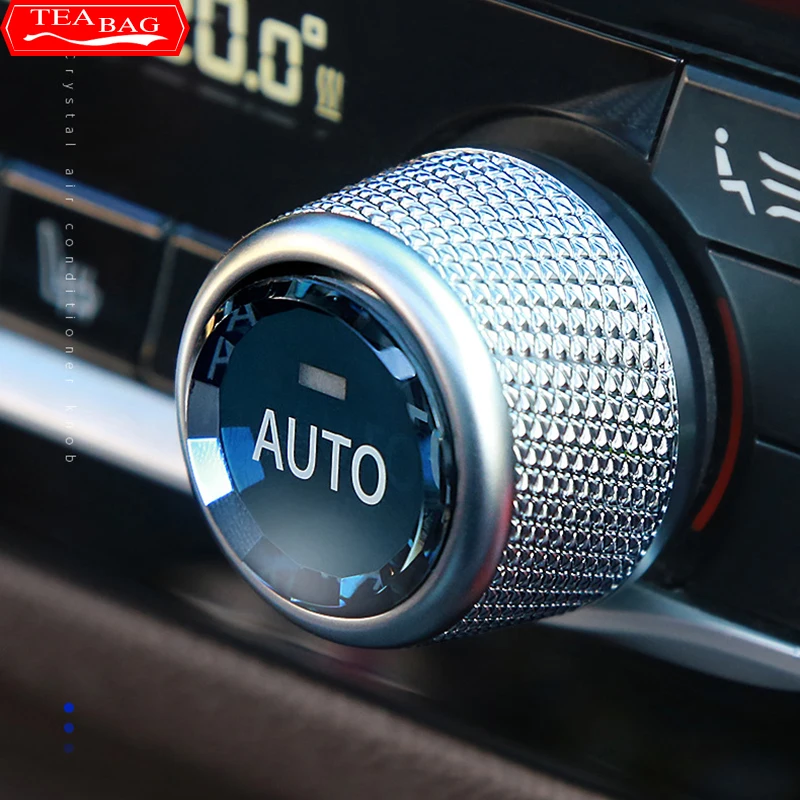 Crystal Car Volume Air Conditioning Knobs Audio Control Button Knob ring cover trim For BMW 1 2 3 4 5 6 7 8 X3 X4 X5 X6 X7 Z4