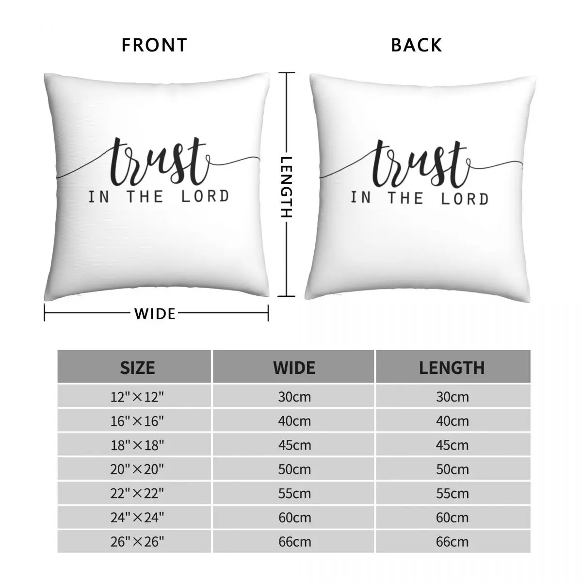 Christian Quote Pillowcase Polyester Linen Velvet Creative Zip Decor Home Cushion Cover 18