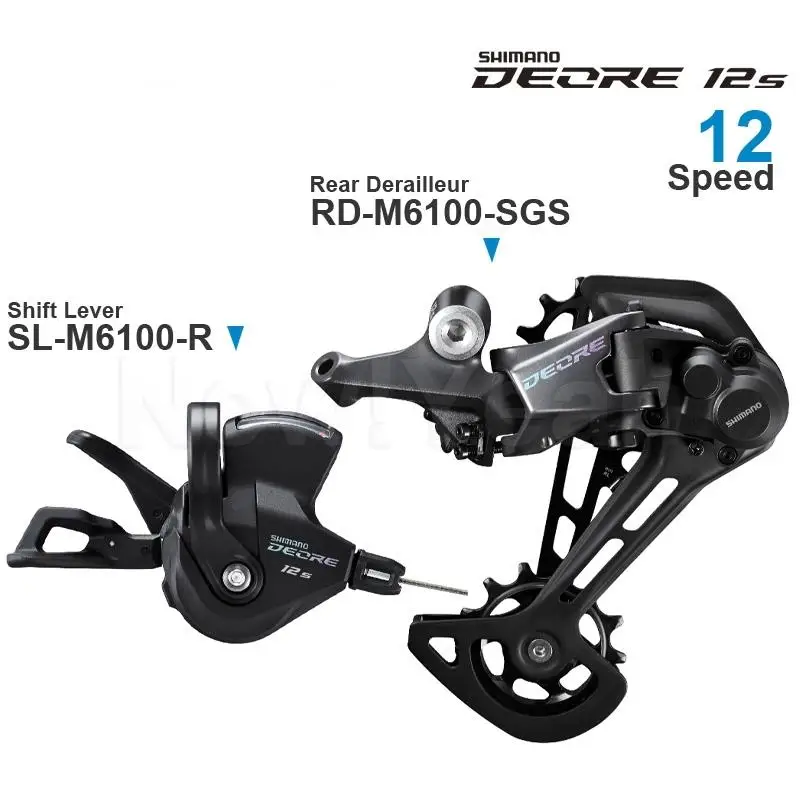 SHIMANO DEORE M6100 12 speed Groupset Shifter SL-M6100-R SL-M6100-IR Rear Derailleur RD-M6100-SGS Original parts