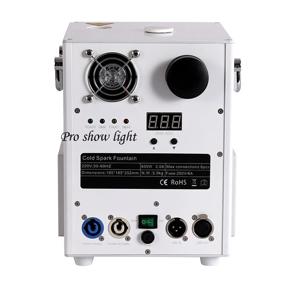 650W Cold Spark Firework Machine For Wedding Celebration DMX And Remote Control Spark Fountain Sparkular Machine Dj Equipments