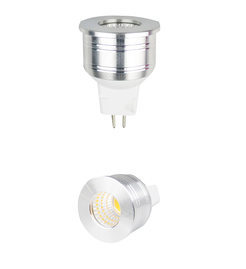 1W 3W LED Light Bulb MR11 12V Dimmable 35mm Mini Spotlight Bulb GU5.3 GU10 E27 COB Lamps 220V 110V