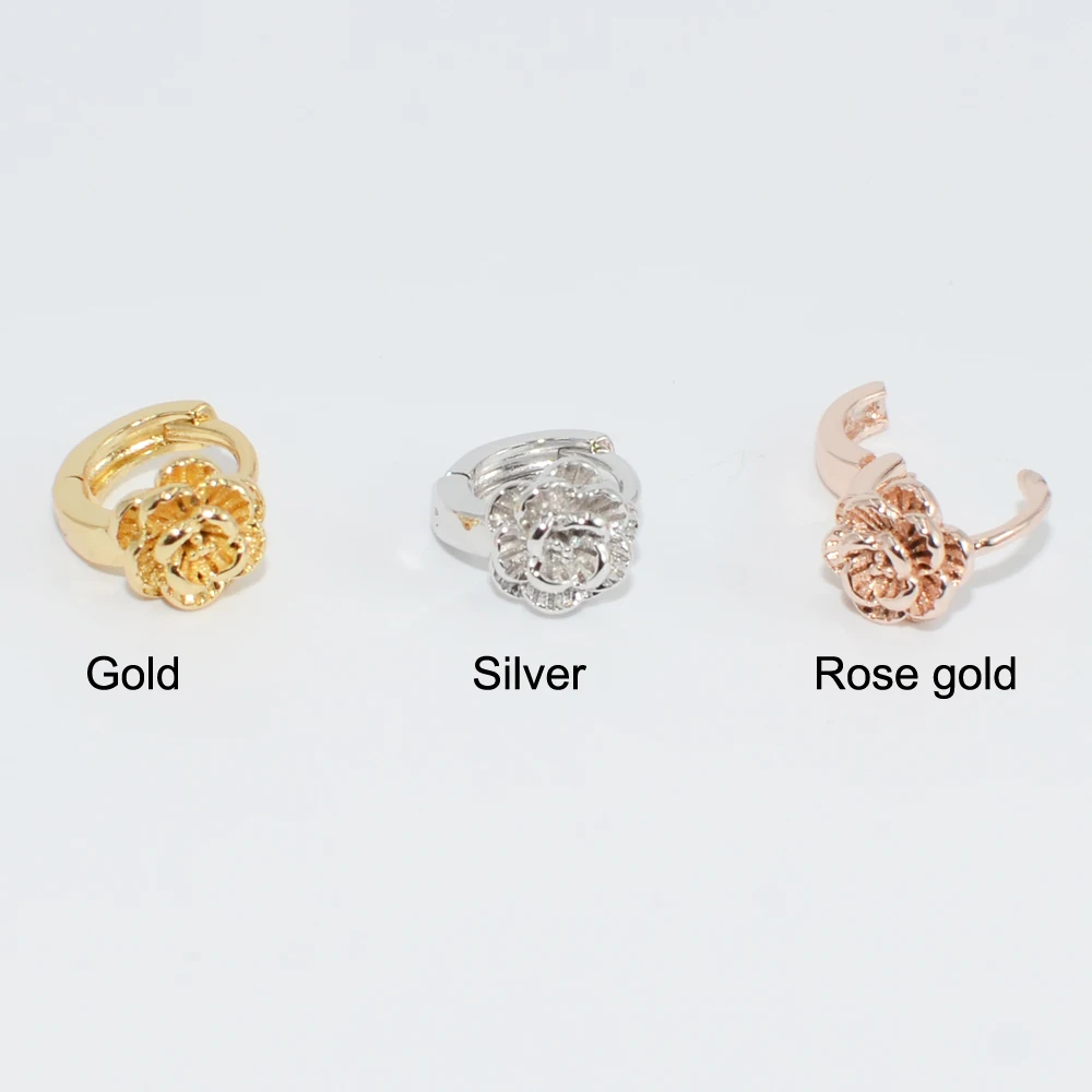1 Piece Zircon Stud Ear Clip Tragus Cartilage Helix Earring Gem Ear Studs Cute Crystal New Style Fashion Body Piercing Jewelry