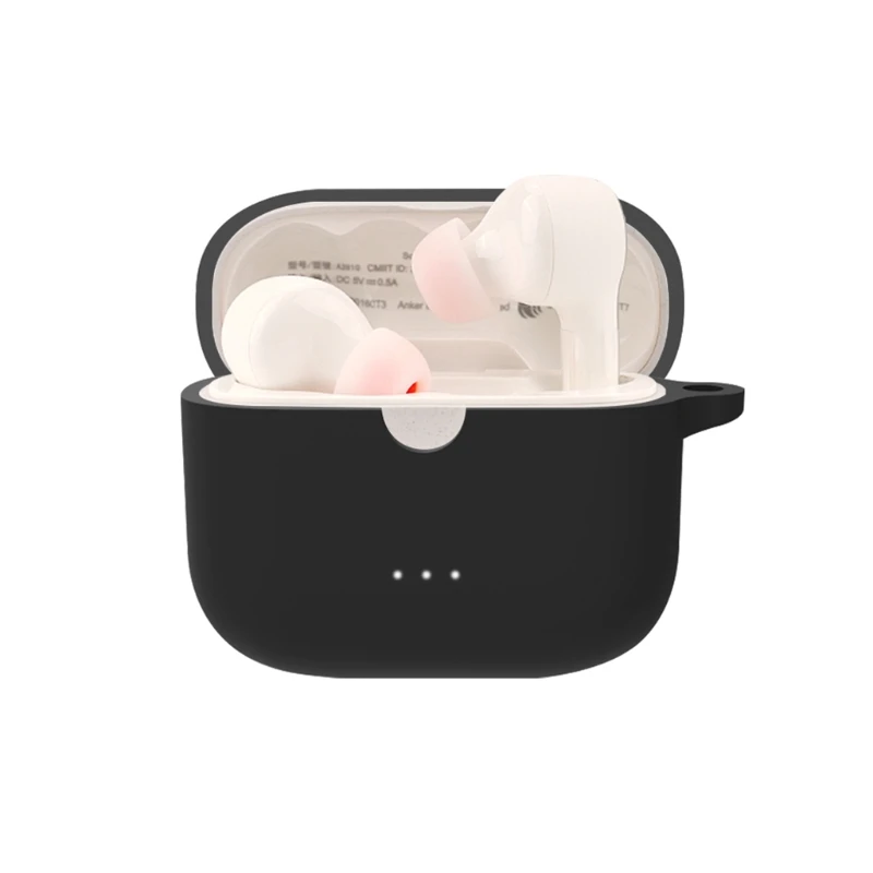 Capa protetora da pele para-anker-soundcore liberty air 2 earbud caso de carregamento anti-poeira & caso de silicone macio à prova de choque