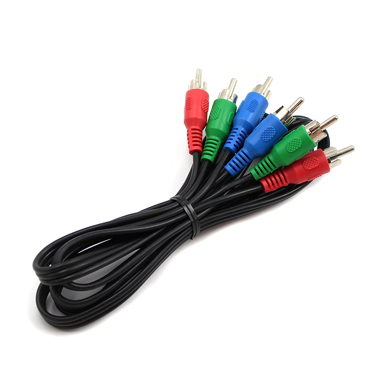 1pcs Component RGB Ypbpr HD Video Cable For DVD 5 FT 1.5M