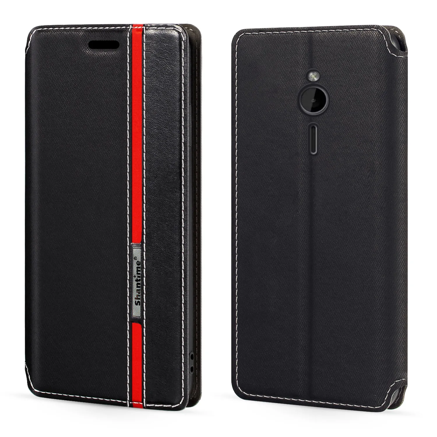 For Nokia 230 Case Fashion Multicolor Magnetic Closure Leather Flip Case Cover with Card Holder 2.8 inches