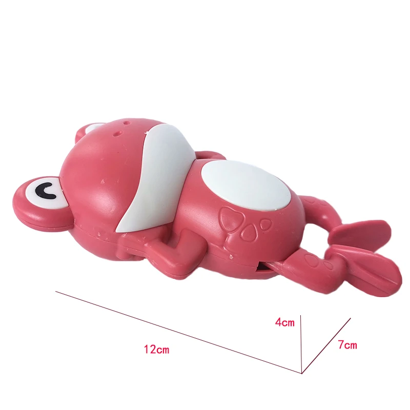 Kids Bathtub Bath Toy Frog Clockwork Dabbing Swimming Kids Children Wind up Water Toy