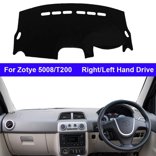 Imagen 2 del producto Cubierta para salpicadero de coche, alfombra para salpicadero, capa para Zotye 5008 T200, alfombra protectora Anti-UV, bloque parasol, cojín de rayos, alfombrilla para salpicadero