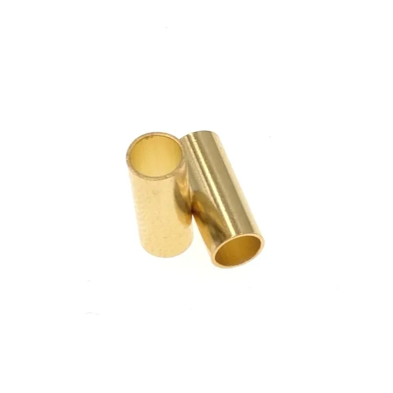 Crimp Tube For RG316 RG174 RG179 LMR100 Cable Connector Gold&Silver Color ferrul elep sleeve