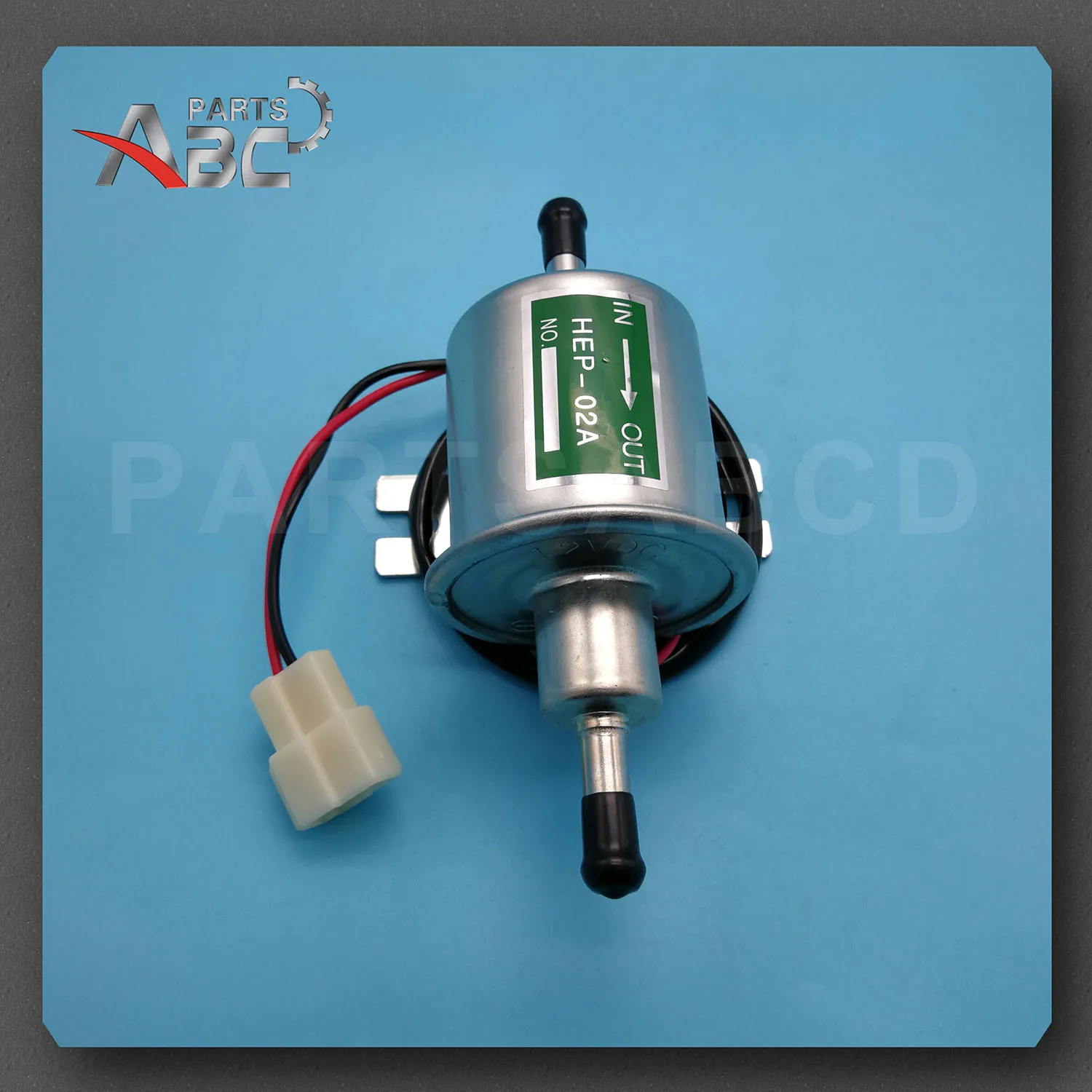 New Universal 12V Electric Fuel Pump Inline Diesel Petrol Low Pressure HEP 02A HEP02A For Carburetor Motorcycle ATV