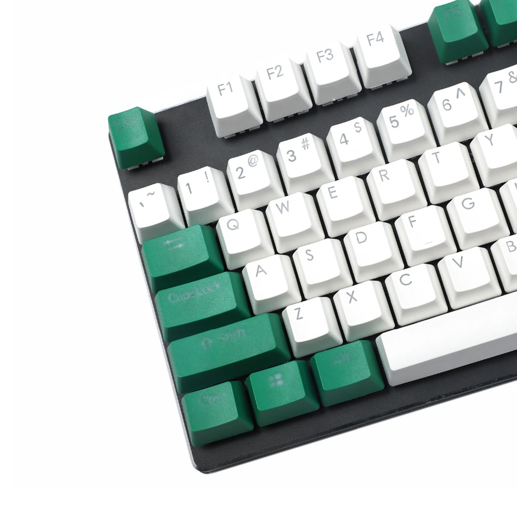 OEM Profile 108 Key Top Printed Double Shot PBT Shine Through Translucent GK61 Keycaps For Mechanical Keyboard GMMK 87