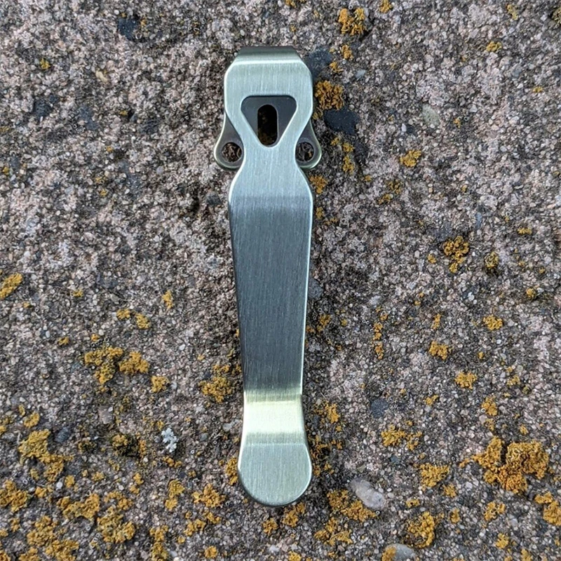 Clip trasero de aleación de titanio para Cuchillo de mariposa 710, navaja de bolsillo plegable personalizada 551, herramienta de Clip trasero,