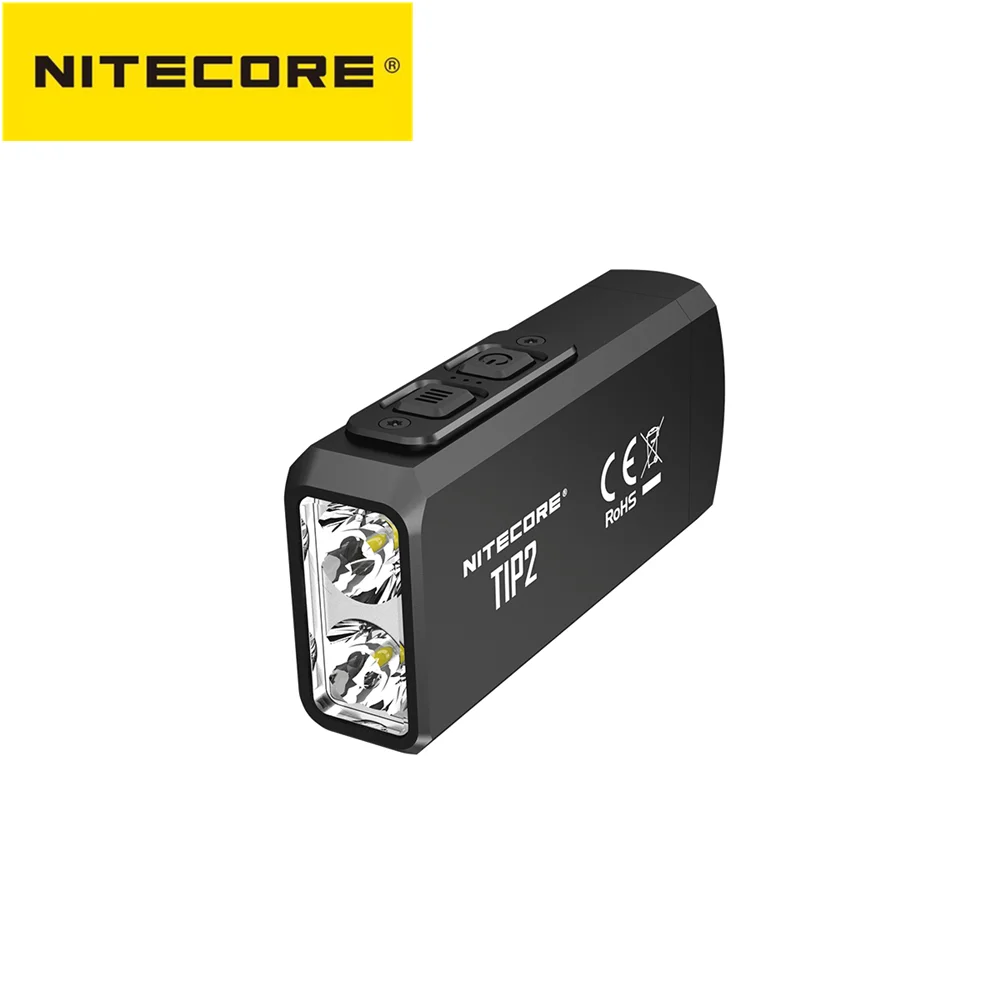 Flashlight Original NITECORE TIP2 Keychain Light CREE XP-G3 S3 720 lumen USB Rechargeable Keychain Flashlight with Battery