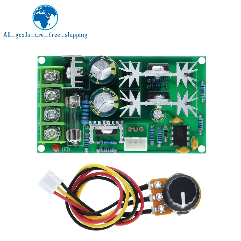 DC10-60V Dc 10-60V Motor Speed Control Pwm Motor Speed Controller Switch 20A Stroom Voltage Regulator High Power drive Module