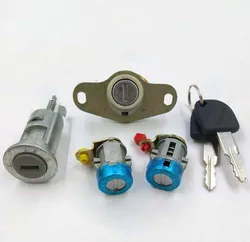 Cilindro de cerradura de coche para Chevrolet Spark, puerta delantera izquierda y derecha, puerta de conducción, puerta de control Central, cilindro de bloqueo completo, cerradura de encendido