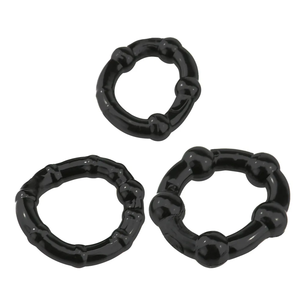 

3pcs/Set Penis Erection Ring Delaying Ejaculation Cock Rings Penis Enlargement Sex Toys for Man Ejaculation Lock