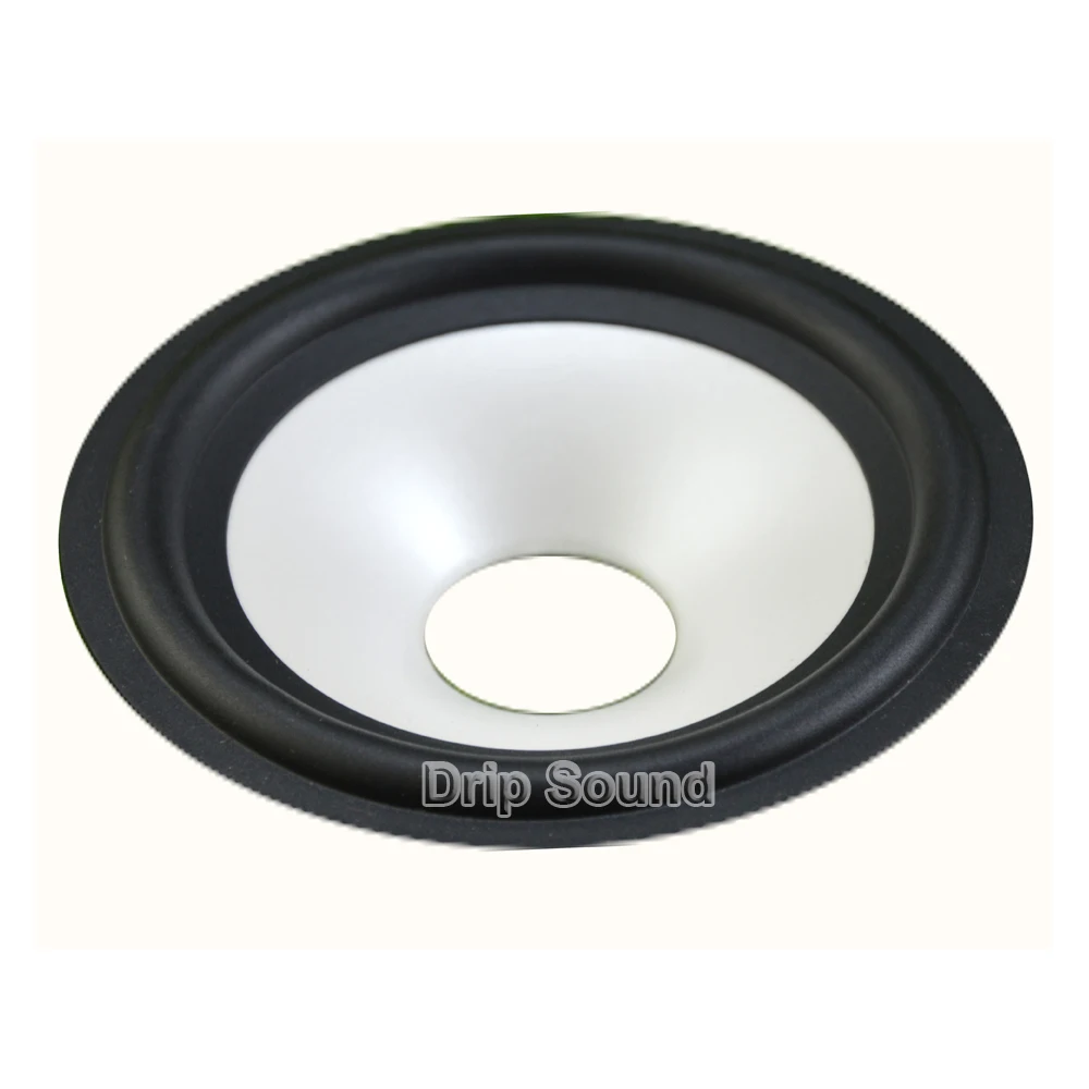 2pcs 4" inch Speaker Rubber Edge Drup Plastic Cone Basin Vibrating Diaphragm Woofer Repair Parts OD100mm/3.97" ID25.5mm/1.00"