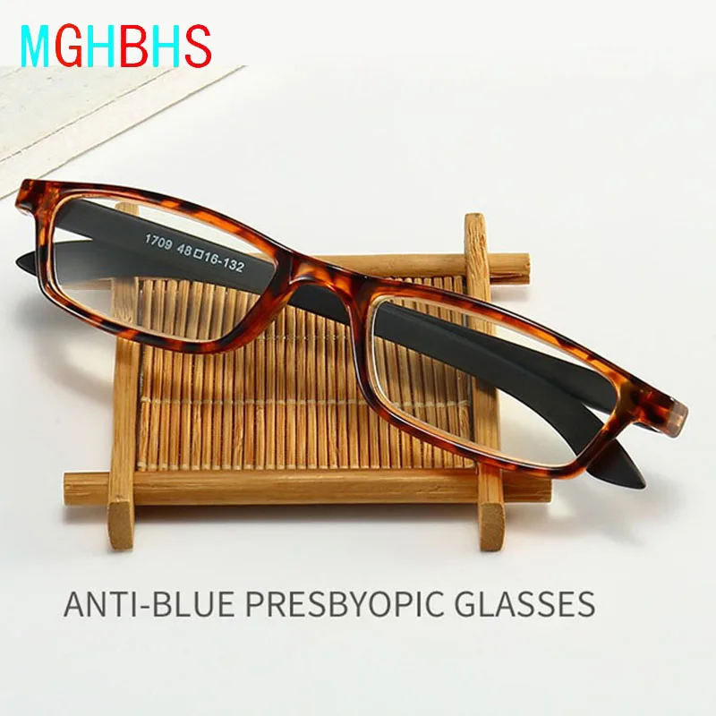 

New ladies blue reading glasses fashion men's anti-radiation anti-fatigue reading glasses