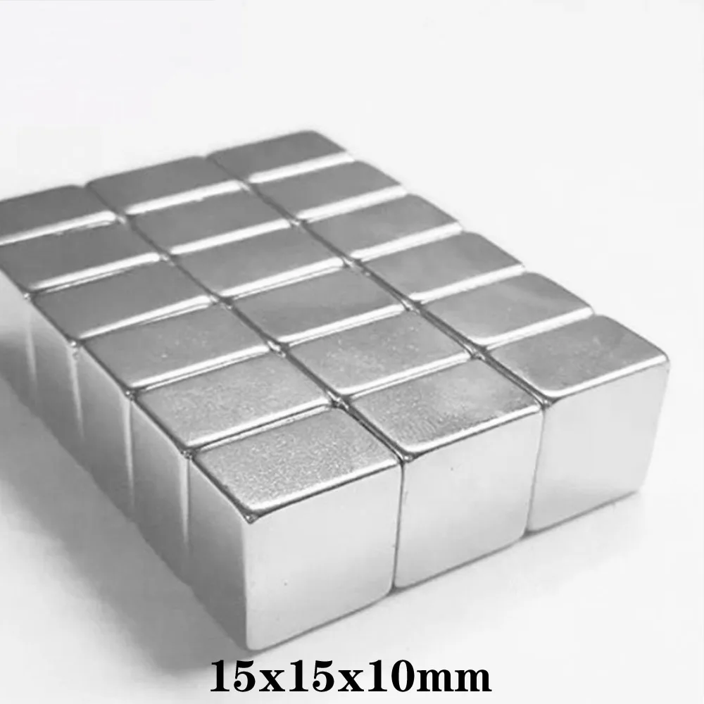 

2/5/10/20/30PCS 15X15X10 mm Search Quadrate Magnet 15mm*15mm Powerful Magnetic 15x15x10mm Strong Neodymium Magnets 15*15*10