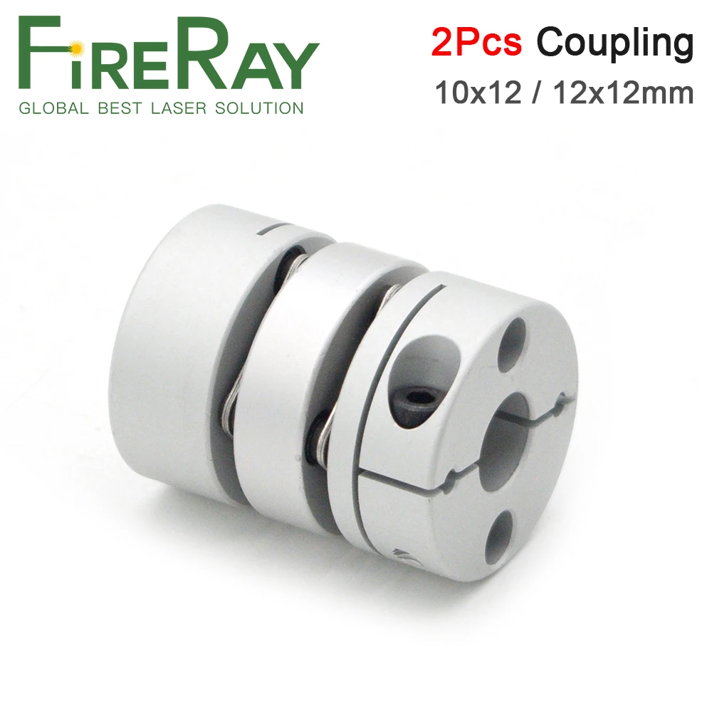 

FireRay CO2 Laser Metal Parts Coupling 10x12mm 12x12mm Mechanical Components for DIY CO2 Laser Engraving Cutting Machine