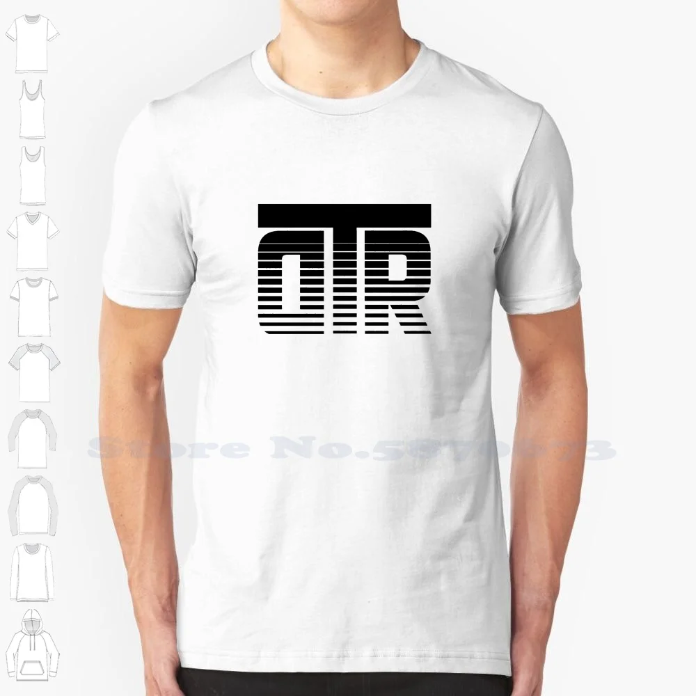 Dtr White & White Tshirt For Men Women Dtr Downtown La